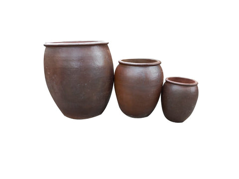 Ceramic Brown ADG-ST 1220-07 Planter