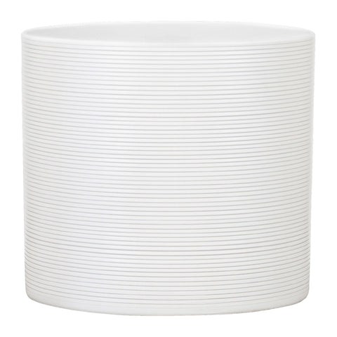 White Indoor Ceramic Cover Pot Panna (828)