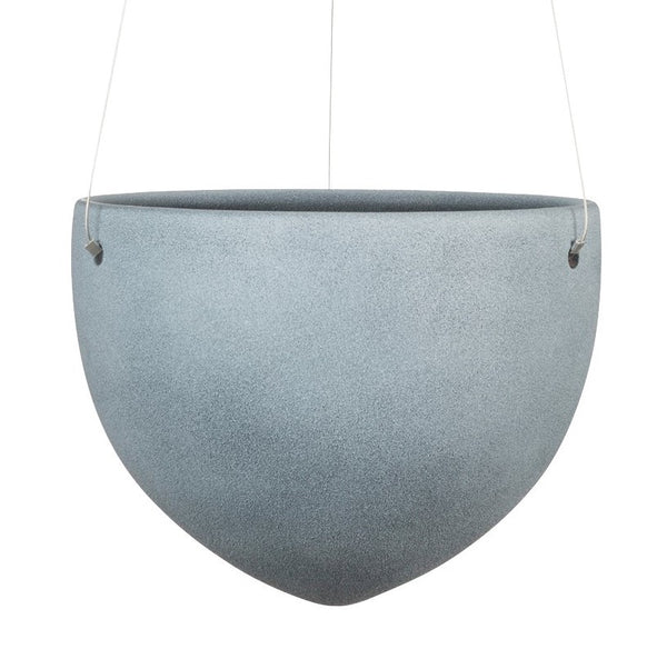 macrame plant hanger with jute Grey Hanging Ceramic Pot Dark Stone (845) – Green Carpet