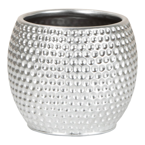Ceramic Pot Platinum Silver (732)