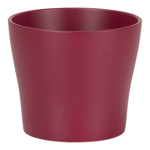 Ceramic  Pot Burgundy (808)
