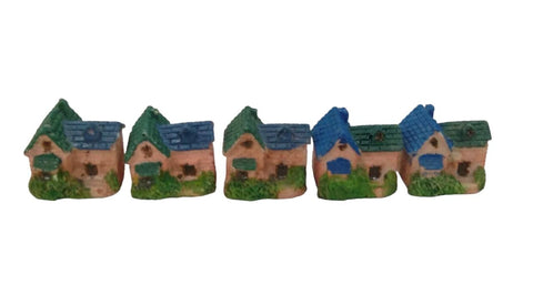 Resin House Set of 5