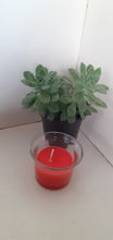 Scented Red Wax Candle