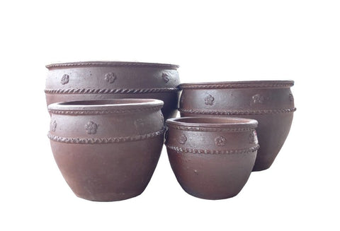 Ceramic Brown ADG-ST 1220-03 Planter