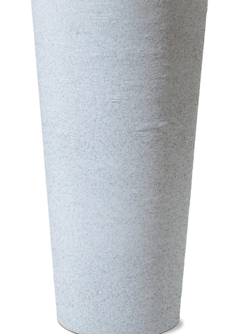 White Tall Fibre Pot