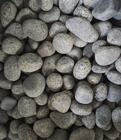 Black Natural Tumbled  Stone Pebbles