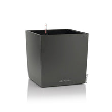 Lechuza Cube 40 Charcoal Self-Watering Planter