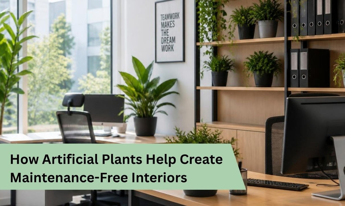 How Artificial Plants Help Create Maintenance-Free Interiors