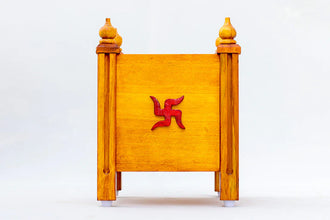 Wooden Floor  Tulsi Planter