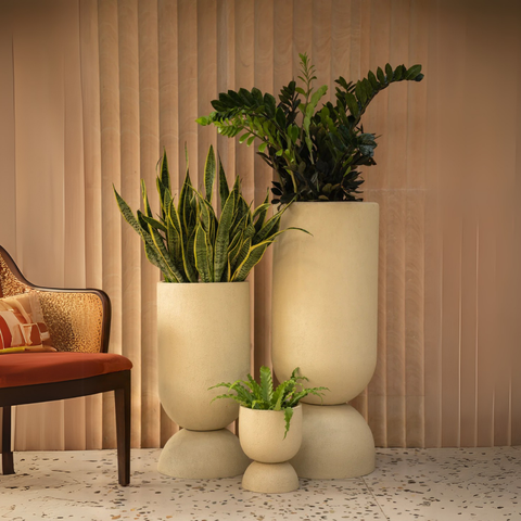 FRP Circular Hourglass Planter