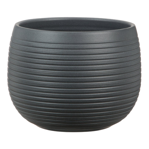 Ceramic  Pot Graphite Stone (744)