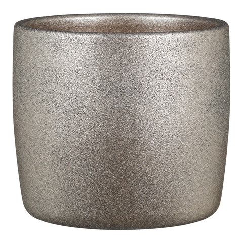 Ceramic Pot Sparkling Silver  (900)