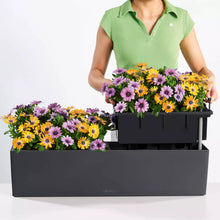 Lechuza Balconera 80 Slate stone Self-Watering Planter