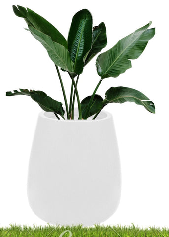 White Tulum Fibre Planter FLTB -03