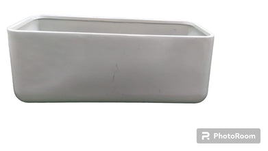 Fibre Rectangular White Planter DRCT 01