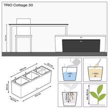 Lechuza Trio 30 Self Watering Planter