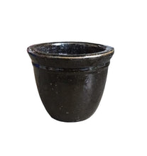 Ceramic Black Pot (1044)