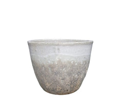 Ceramic Rustic White Pot