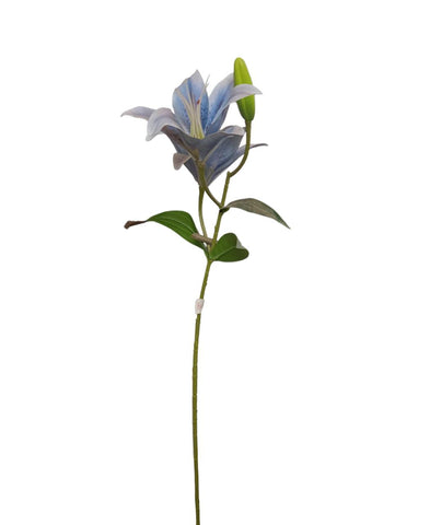 Artificial Lily Blue Flowers
