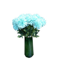 Artificial Dahlia Blue Flowers