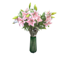 Artificial Lily Pink Flowers