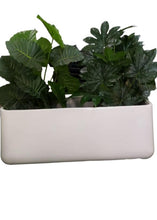 Fibre Rectangular White Planter DRCT 01