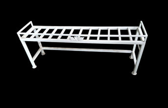 One Step White Heavy Duty Iron Stand