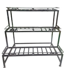 Three steps Black Lightweight Iron Stand