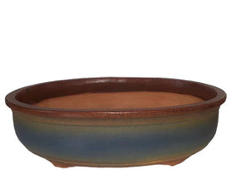Bonsai Tray Blue Band Deep Tray