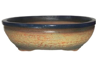 Bonsai Tray Cream and Brown Mixed Deep Tray