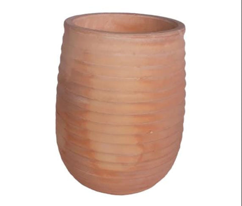 Terracotta Ribbed  planter 006