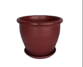 Terracotta 3 Pot 179-321 Matted Rose Apple