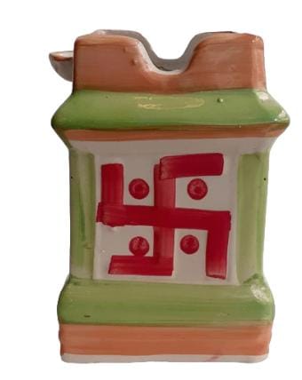 Khurja Ceramic Tulsi Green Pot