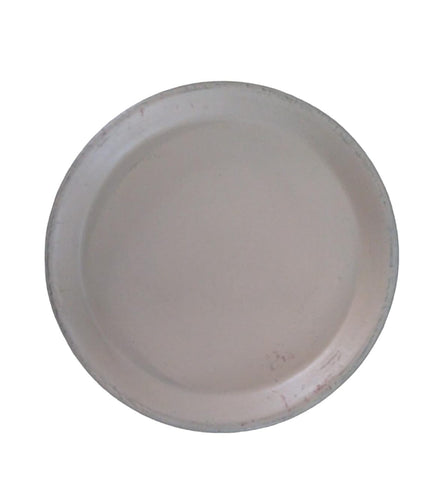 Terracotta Saucer Off White