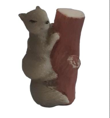 Resin Squirrel on Tree set of 5