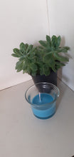 Scented Blue Wax Candle