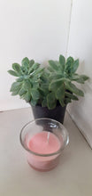 Scented Pink Wax Candle