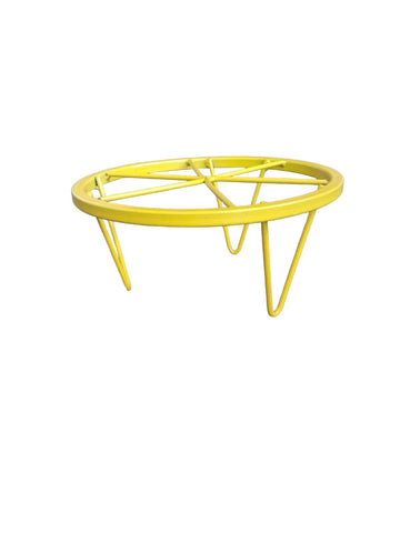 One Step Yellow Lightweight Metal Stand