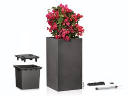 Lechuza Canto 30 High Graphite Self-Watering Planter