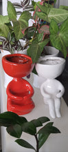 Resin Red Yoga Planter 105