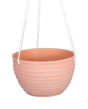 Terracotta 3538- 01   White Wash On Terracotta Hanging  Pot