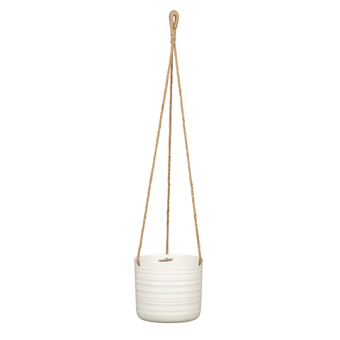 Ceramic Indoor Hanging Planter 450 Soft Wool