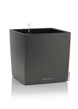 Lechuza Cube 30 Charcoal Self-Watering Planter