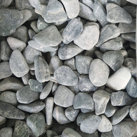 Dark Grey Natural Tumbled Stone Pebbles