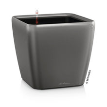 Lechuza QuadroLS 50 Charcoal Self-Watering Planter