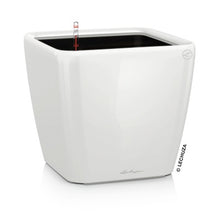 Lechuza QuadroLS 43 White Self-Watering Planter