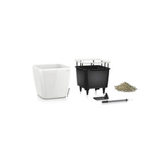 Lechuza QuadroLS 21 White Self-Watering Planter