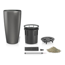 Lechuza RondoLS 40 Charcoal Self-Watering Planter